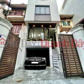 Hong Tien mini villa 92m x 5 floors, open front and back, car garage, elevator waiting area _0