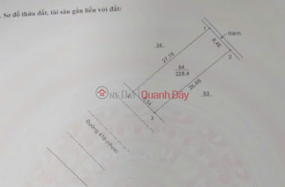 CHÍNH CHỦ Cần Bán Nhà Đất Mặt Tiền Trung Tâm Xã Mỹ Đức gần 230m2 Mặt Đường 419 Niêm yết bán