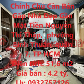 Owner Needs to Urgently Sell Beautiful House Near Front of Nguyen Thi Thap, District 7, Ho Chi Minh City _0