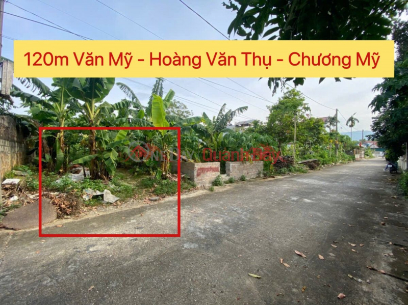 OWNER NEEDS TO SELL 120M2 LAND LOT AT HOANG VAN THU-CHUONG MY-HANOI Sales Listings