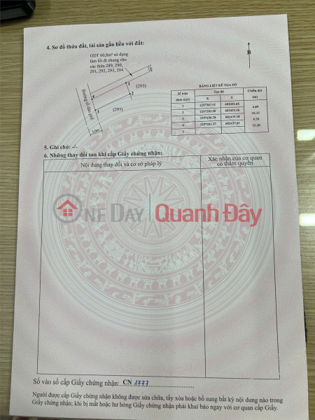 2 LÔ ĐẸP NGÕ 66 TƯ THỦY – HÒA NGHĨA, GIÁ CHỈ TỪ 1.X TỶ – ZALO 0567 222 555 Niêm yết bán