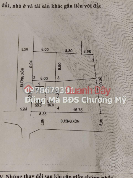 Property Search Vietnam | OneDay | Residential Sales Listings 86M NEAR PHU NGHIA-CHUONG MY INDUSTRIAL PARK