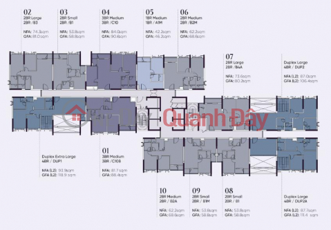 Bán căn 2PN Lumi Hanoi tòa E1 69m2 - Tầng trung đẹp, bc Đông Nam mát mẻ - nhỉnh 5 tỷ _0
