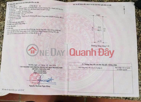 Cơ hội sở hữu đất đẹp - Giá tốt - Tiềm năng tăng giá cao tại TDP Phượng Nghĩa, Chương Mỹ _0