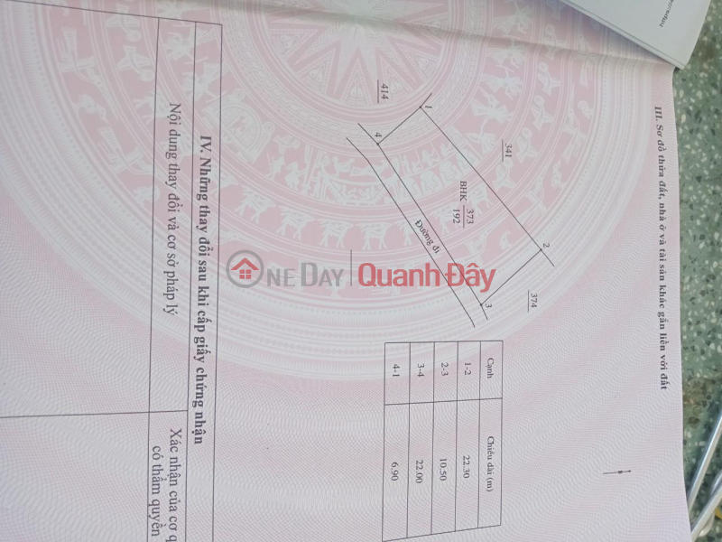 Property Search Vietnam | OneDay | Residential Sales Listings | GENERAL FOR SALE QUICKLY Land Lot In Duc Minh Commune, Mo Duc District, Quang Ngai Province