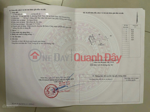 Cần bán đất mặt tiền đường Lê Hồng Phong - phường Đông Ninh Hòa _0