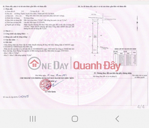 OWNER URGENTLY NEEDS TO SELL PRIME LOCATION LAND IN DONG THANH COMMUNE, HOC MON DISTRICT, HO CHI MINH CITY _0