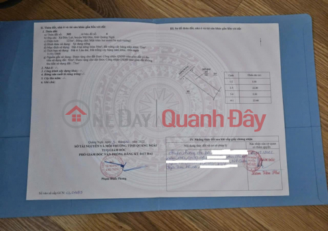 Bán 238m2 View Trực Diện Sông Vệ Đức Lợi Mộ Đức, 100m2 thổ cư giá 1.5 tỷ _0
