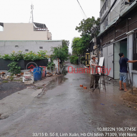 Chính chủ Bán đất hẻm số 33 đường số 8, P. Linh Xuân, Quận Thủ Đức (nay là phường Linh Xuân),HCM, Miễn TG _0