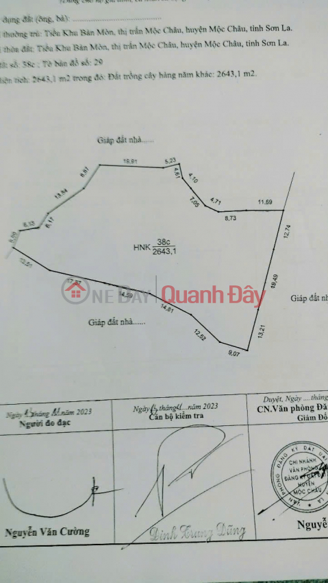 OWNER SELLS LAND IN MOC CHAU TOWN, MOC CHAU DISTRICT, SON LA PROVINCE. _0