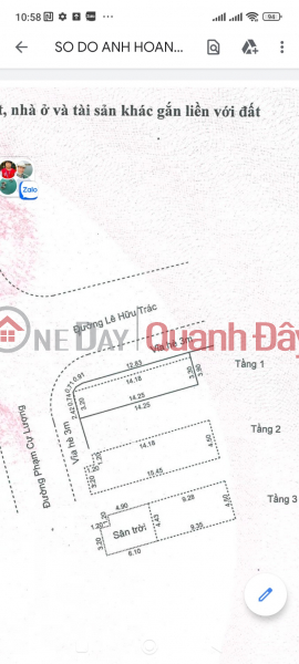 Property Search Vietnam | OneDay | Nhà ở, Niêm yết bán | CHÍNH CHỦ Cần Bán Nhanh Căn Nhà 3 Tầng 2 Mặt Tiền đường Phạm Cự Lượng và Lê Hữu Trác