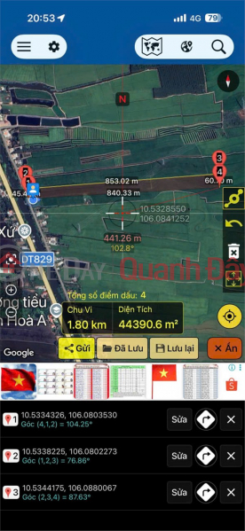 INVESTMENT IS PROFITABLE - Owner Needs to Sell Land Plot in Tan Hoa Commune, Tan Thanh District, Long An Province | Vietnam, Sales đ 15 Billion