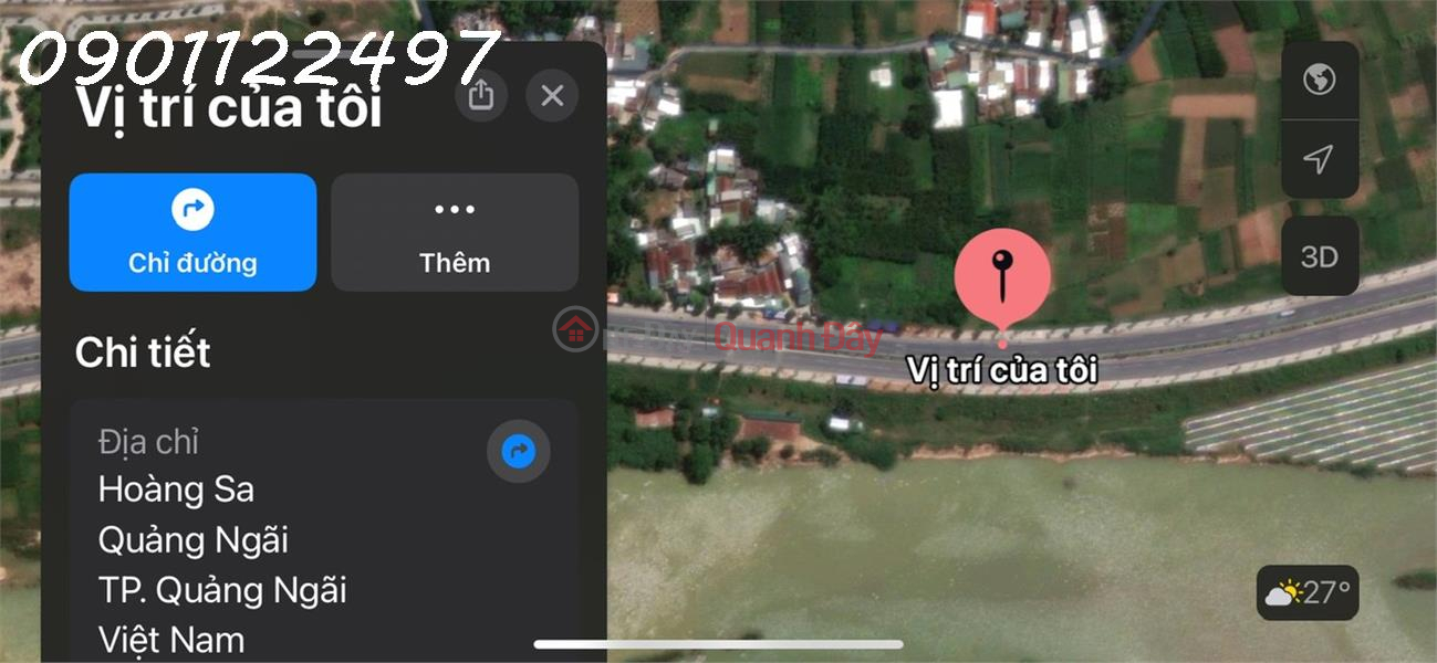 ₫ 435 Million, The owner needs to sell 158m2 of BHK land in Tinh An Commune, City. Quang Ngai, investment price
