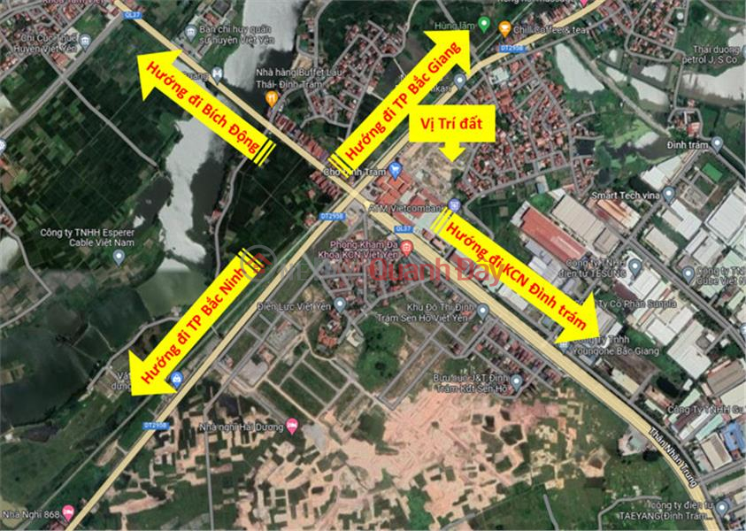 ₫ 2.1 Billion LAND SELLING OWNER - Prime Location In Viet Yen Bac Giang