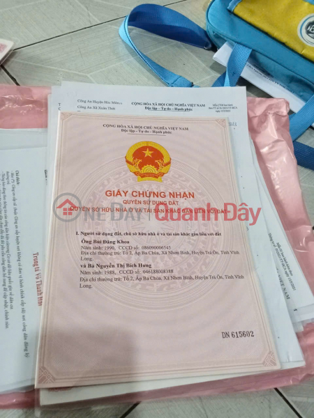 ĐẤT ĐẸP – GIÁ TỐT – CHÍNH CHỦ CẦN BÁN TẠI 2589, Đường Ba Chùa, Xã Trà Côn, Huyện Trà Ôn, Vĩnh Long Niêm yết bán