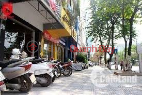 Cho thuê nhà Trần Thái Tông 140m2 x 6 tầng + hầm có thang máy mt 7m giá 110tr/thang _0