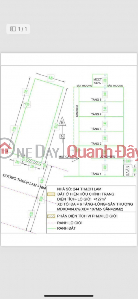 Property Search Vietnam | OneDay | Nhà ở | Niêm yết bán | MTKD Thạch Lam - P. Phú Thạnh - Q. Tân Phú 7x19m, 2 lầu