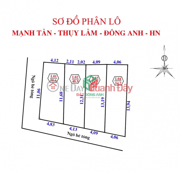 đ 840 Million, Thuy Lam Dong Anh land for sale at extremely cheap price, only 800 million