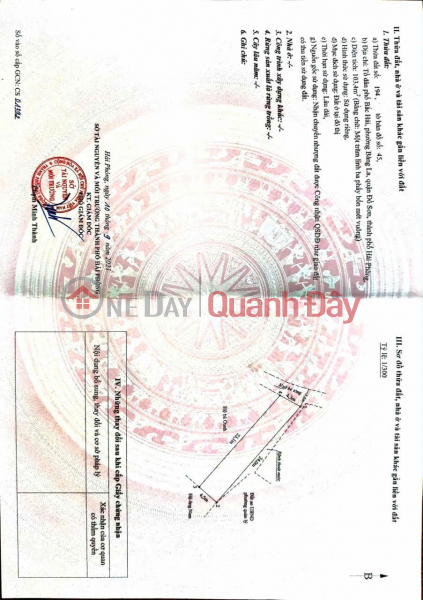 Lô đất hiếm 103,4m² giá chỉ 1,2xx tỷ – khu dân cư sầm uất, tiềm năng tăng mạnh! ZALO 0567 222 555 Niêm yết bán