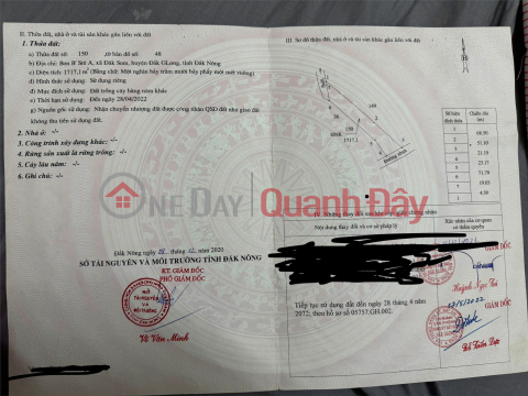 ĐẤT ĐẸP - GIÁ TỐT - Bán GẤP Đất Vị Trí Đẹp Tại Xã Đăk Som Đăk Glong Đăk Nông _0