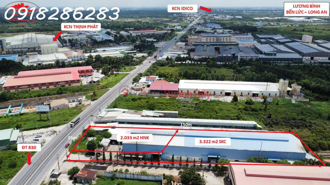 Property Search Vietnam | OneDay | Văn phòng / Bất động sản Thương mại Niêm yết bán, CHÍNH CHỦ BÁN KHO/XƯỞNG ĐANG CÓ DÒNG TIỀN – BẾN LỨC, LONG AN