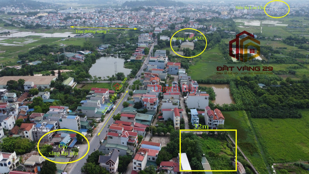 Property Search Vietnam | OneDay | Nhà ở, Niêm yết bán | Cc cần bán lô đất 800/1000m2, Full thổ cư, giá 2x tỷ tại khu vực đất đấu giá Đại Yên, Chương Mỹ, Hà Nội, ô tô