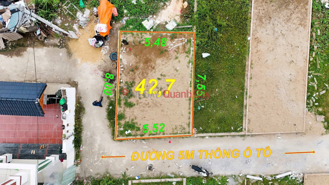 Selling 42m2 of land in group 9, Quang Minh town, Me Linh. Corner lot with 2 open sides, extremely beautiful Sales Listings