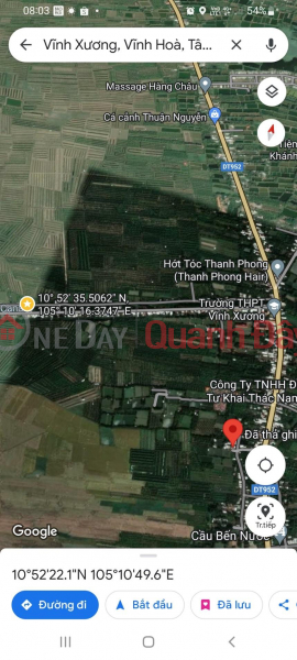 đ 450 triệu ĐẤT CHÍNH CHỦ– Cần Bán Lô Đất Full Thổ Cư Vị Trí Đẹp Tại Thị Xã Tân Châu - An Giang