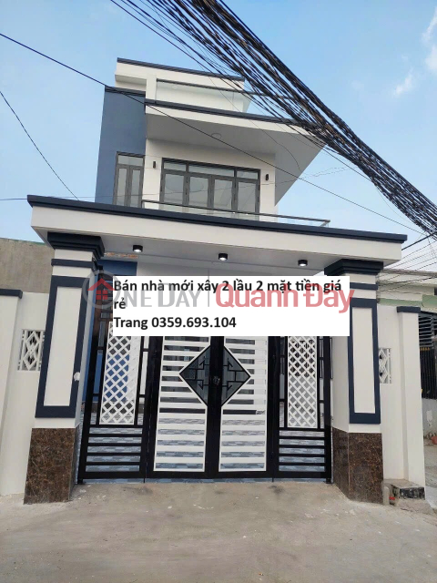 Newly built house for sale, 2 floors, 2 fronts, main owner, Tan Binh Commune, Vinh Cuu _0