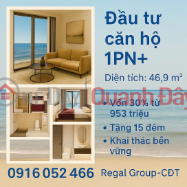 With just over 2 billion, you already own a long-term legal beach apartment - high potential for price increase. 1 bedroom 49m²: INVESTMENT CHANNEL _0