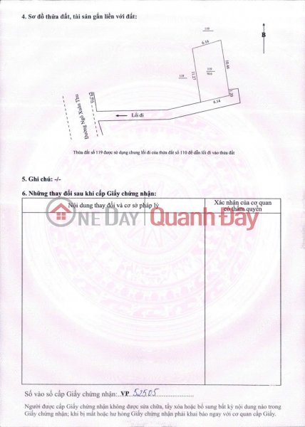 Property Search Vietnam | OneDay | Nhà ở, Niêm yết bán BÁN ĐẤT K161 NGÔ XUÂN THU - Sau lưng nhà mặt tiền
