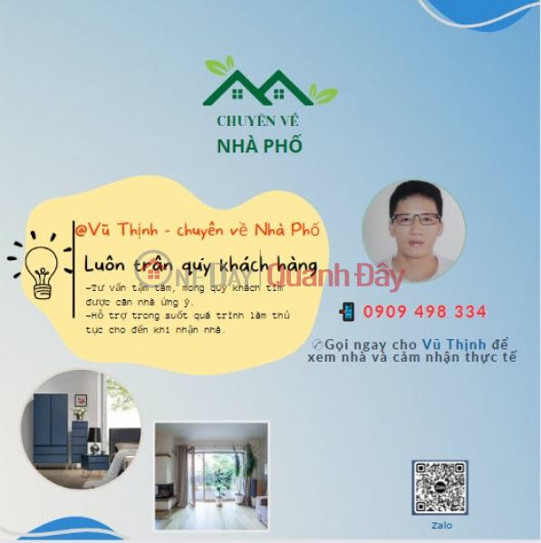HXH4Meter, DT80m2, 2 floors, 4 bedrooms, 2 bathrooms, large parking lot, NOW Tam Binh street, Hiep Binh Chanh Sales Listings