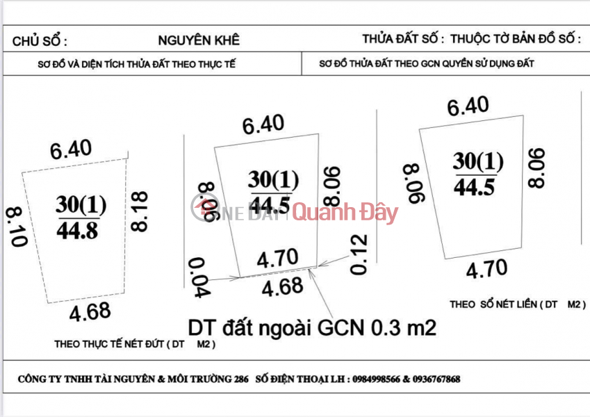 đ 3.65 Billion | ️ Selling 44.5m2 of land in Khe Nu Nguyen Khe - Open alley - 4m wide asphalt road