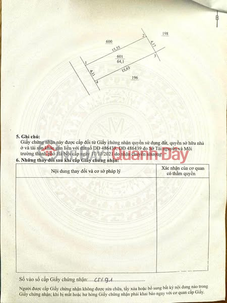 64M² land in La Thach - Phuong Dinh - Dan Phuong Sales Listings