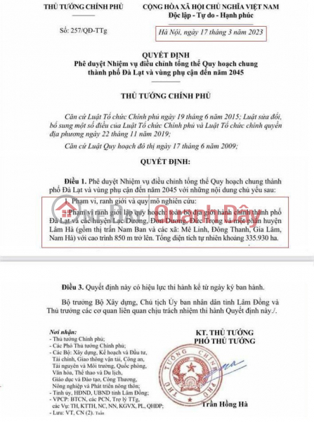 Property Search Vietnam | OneDay | Residential Sales Listings | URGENT SALE 300m2 RESIDENTIAL RESIDENTIAL IN DA LAT CITY 2030 for only 830 million