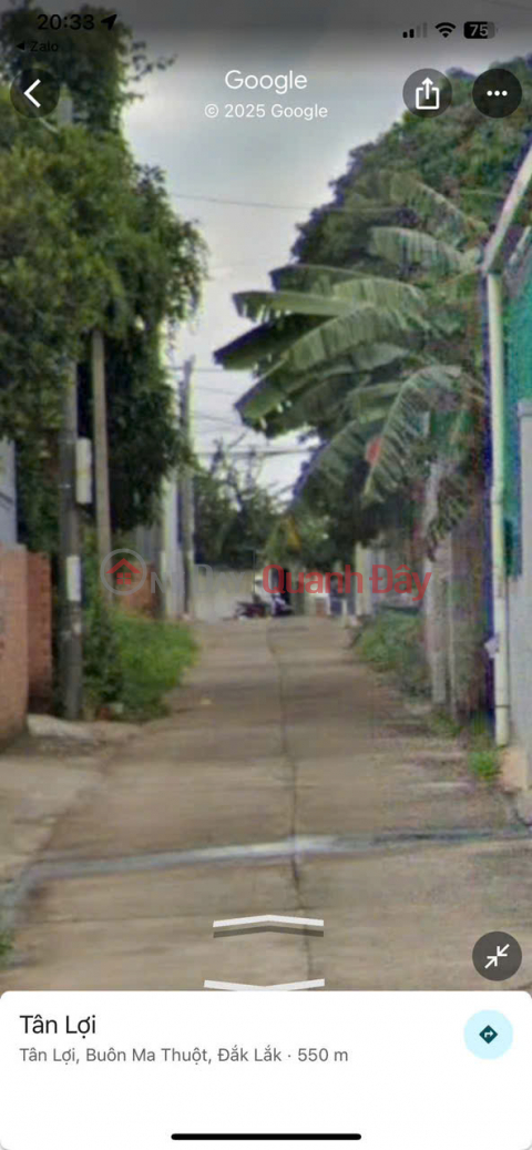 Chính chủ bán đất hẻm 69 Hoàng Thế Thiện - Buôn Ma Thuột - 85m2, giá chỉ 800 triệu _0