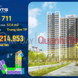 With only 280 million, own an apartment in PG Aura An Dong, direct price from the investor, 2 bedrooms, area nearly 60m2 _0