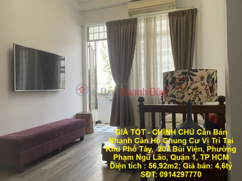 GOOD PRICE - OWNER Needs to Sell Quickly Apartment Located in District 1, HCMC Sales Listings