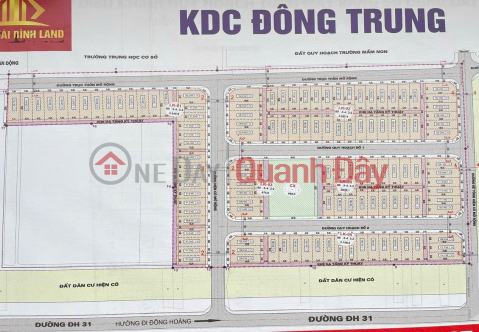 OWNER SELLING LAND PLOT IN DONG TRUNG RESETTLEMENT AREA, TIEN HAI, THAI BINH - BEST BUSINESS LOCATION IN THE AREA _0