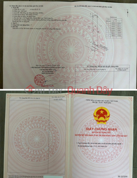 Chính Chủ BÁN NHÀ VƯỜN - VIEW SÔNG - Tại Xã Thạnh Hòa, Huyện Bến Lức, Tỉnh Long An Niêm yết bán