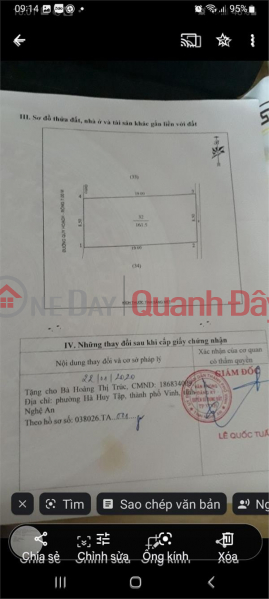 ₫ 4.3 Billion, OWNER NEEDS TO SELL A HOUSE IN A Prime Location In Vinh City, Nghe An