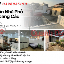 Bán nhà Phố Hoàng Cầu, Hiếm Nhà Bán, Khu Phân Lô, 33mx5T, Giá: 12.4 Tỷ, Lh: 0396935190. _0