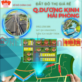 The owner sells the cheapest land lot in Hai Phong near Vinhomes Duong Kinh - in Hoa Nghia ward, Hai Phong. Price 495 million\/lot. _0