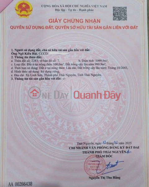 Gia đình em có 2 mảnh đất (chỉ cần bán 1) lh ạ 0385968651 - Khách ưng mảnh nào bán mảnh đó _0