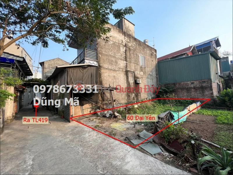 60M LAND IN DAI YEN - CHUONG MY - HANOI Sales Listings (849-3059616828)