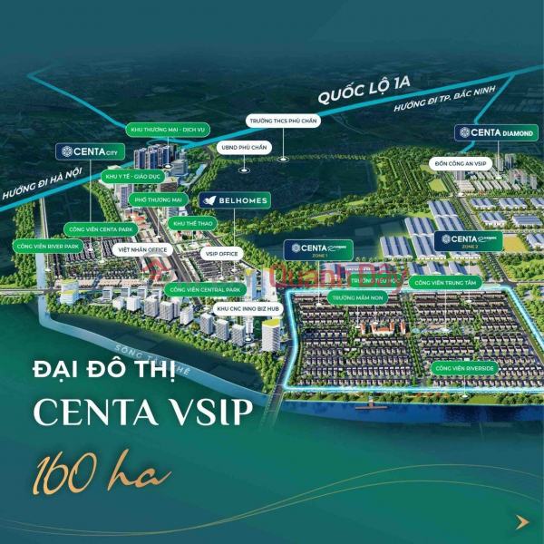 Property Search Vietnam | OneDay | Residential | Sales Listings CENTA RIVERSIDE OFFICIALLY OPENS NEW SUBDIVISION FOR SALE