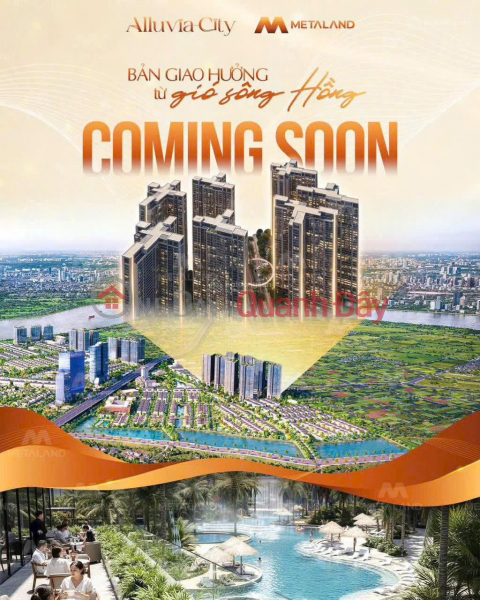 ALUVIA HOT SPRING APARTMENT FOR SALE IN XUAN CAU, VAN GIANG, HUNG YEN, APARTMENT WITH RED RIVER VIEW. CONTACT: 093.198.2626 Sales Listings