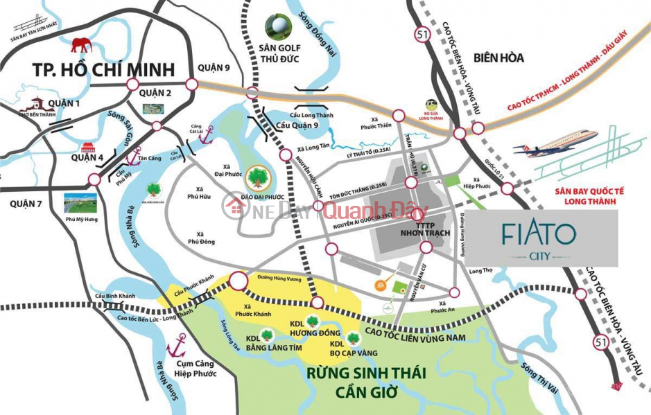 Property Search Vietnam | OneDay | Residential, Sales Listings, Only 20 million, booking Priority to immediately hold a beautiful location at Fiato Airport Urban Area, Long Thanh International