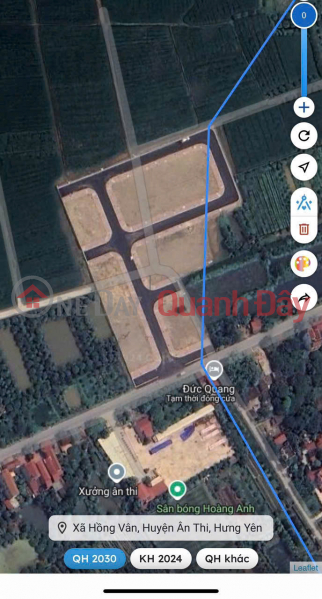 đ 2.2 Billion | With over 2 billion, you have a corner lot LKA01 main axis with an area of 129m2 of auctioned land in Hung Yen.