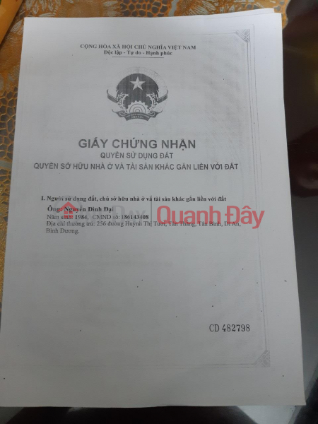 Property Search Vietnam | OneDay | Nhà ở Niêm yết bán, NHÀ Đẹp - Giá Tốt - Chính Chủ Cần Bán NhàTại Đường Huỳnh Thị Tươi KP Tân Thắng Phường Tân Bình